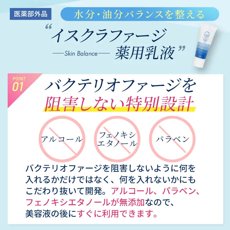 イスクラファージ Skin Balance 薬用乳液100ml— イスクラファージ 公式 イスクラファージ Skin Balance 薬用乳液100ml— イスクラファージ 公式